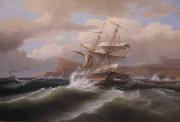 An American Ship in Distress Thomas Birch
